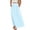 Light Blue, variant on YTCAMLO A Line Womens Tiered Skirts Summer Casual Long Skirts Elastic Waist Pleated Skirts with Pockets Lightweight Eyelet Maxi Skirt, Black S