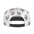 thumbnail image 4 of Fotbe Funny Chicken Flat Bill Visor Cap Classic Snapback Hat Polyester Foam Trucker Hat Trucker Cap Adjustable Baseball Cap, 4 of 9