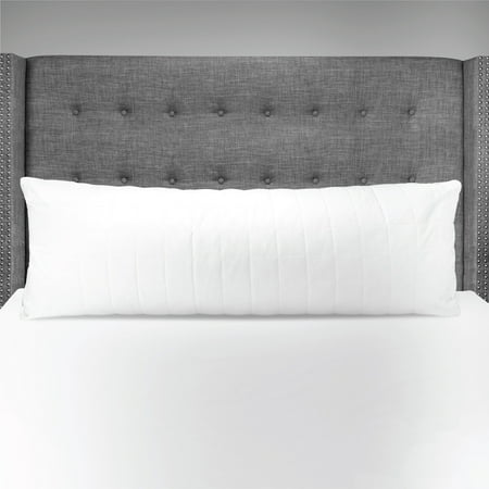 - Mainstays Quilted Cotton Cover Body Pillow in White 20