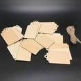 thumbnail image 5 of 200 Pcs Wood Tag, 2.7 x 1.5 Inch Unfinished Wooden Tags with Hole,for Hanging & Wedding Decor,Craft Projects, 5 of 6