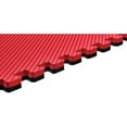 thumbnail image 2 of Norsk 16 sq ft Interlocking Foam Floor Mat, 4-Pack, Reversible Black/Red, 2 of 5