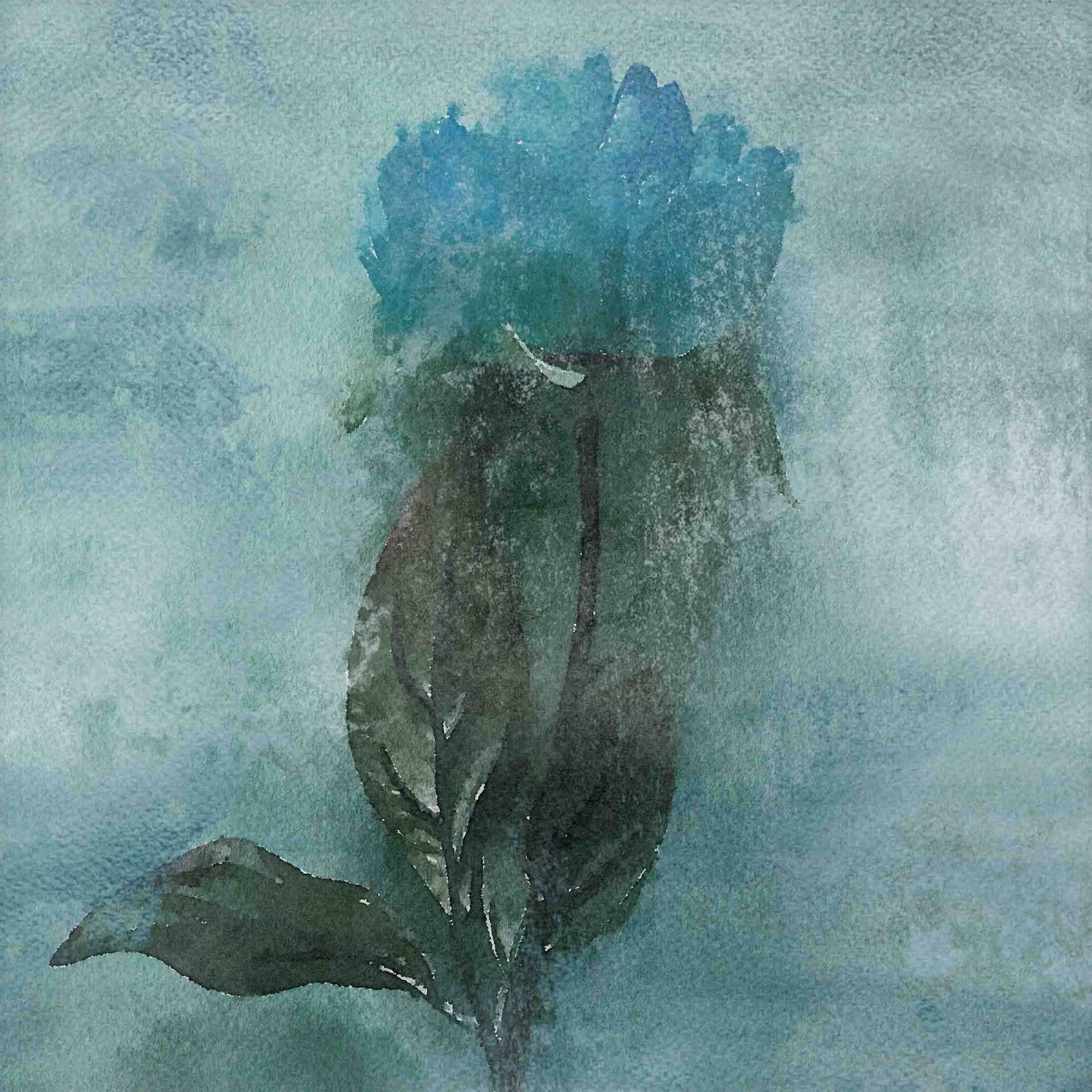 "Shades of Blue" Painting Print on Wrapped Canvas