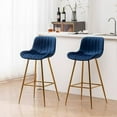 AEFRGHS Black Stools Mid Century Modern Barstools Counter Height Stools
