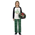 thumbnail image 5 of iHapHap Matching Family Christmas Pajamas Green Plaid Family Sleepwear Set, 2-3T-Kid, 5 of 6