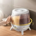 thumbnail image 4 of Dispensador de granos de cereales giratorio de 360  degree six en un de 6 rejillas de 6KG, contenedor de almacenamiento de alimentos secos de plástico, organiz, 4 of 7