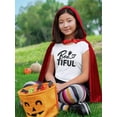 thumbnail image 2 of Bootiful. Cute Ghost And Heart T-Shirt Juniors -Image by Shutterstock,  Large, 2 of 4