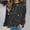 Black, variant on Party Shirts for Women Green Sweatshirt Long Sleeve Graphic Crew Neck Sparkly Pullover Tops for Lady Soft