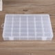thumbnail image 3 of Caja organizadora de plástico ANGGREK contenedor de almacenamiento de joyería ajustable 36 ranuras transparente, 3 of 8