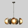 thumbnail image 3 of Stilnovo Style Seven Globe Sputnik Brass Chandelier Pendant Light Fixture, 3 of 5