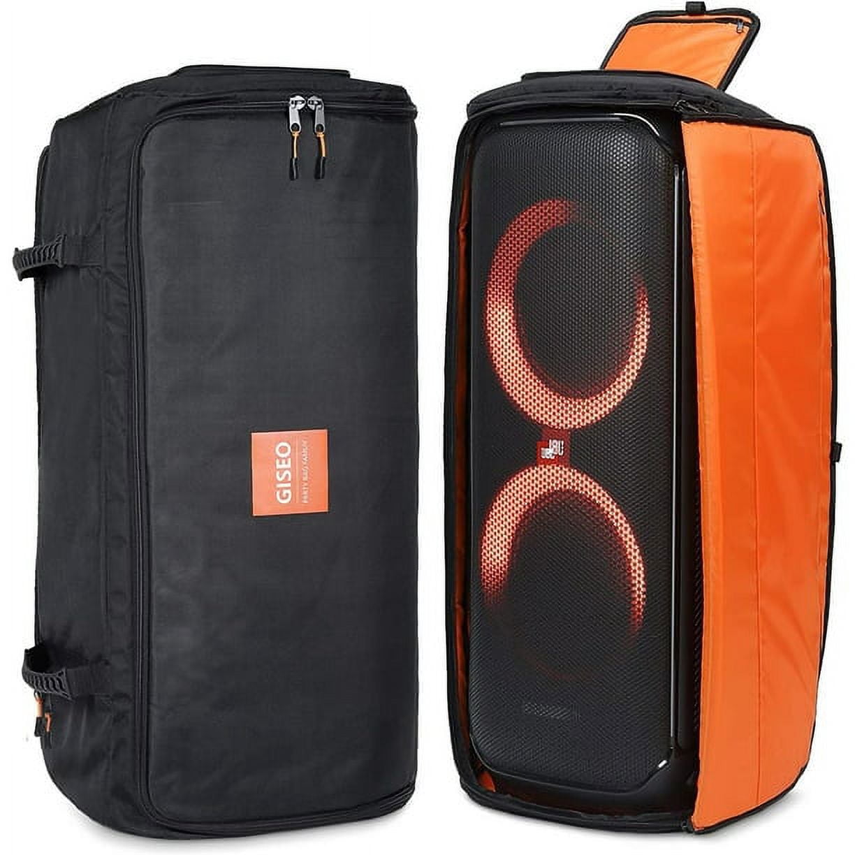 For JBL Partybox 110 Portable Bluetooth Speaker Carrying Case Nylon+EVA  Shockproof Storage Bag with Microphone Case Wholesale
