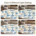 thumbnail image 7 of ODIKA Geometric Abstract Muted Palette Brushstroke Inspired Design for Great Room, Indoor Open Concept, Large Living Low Profile Flatwoven, 7 of 7