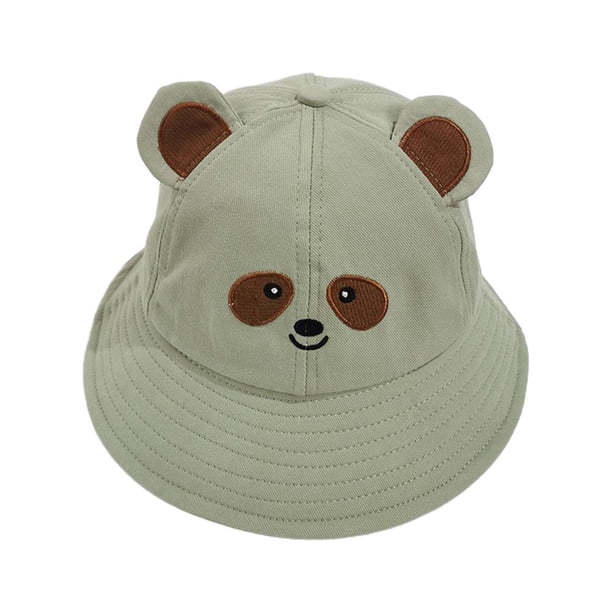 Sombrero De Pescador De Oso De Dibujos Animados, Sombrero De Cubo De Verano Para El Sol, Gorra De Pescador De Ala Ancha Para Adultos, Niños, Mujeres Y Hombres Sweethay AP007243-02