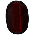 thumbnail image 3 of 10pcs Bicycle Rear Reflector Mudguard Oval Warnning Red BlackXL8233, 3 of 6