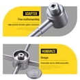 thumbnail image 4 of Gas Refill Adapter Aluminum Alloy Gas Adapter One-to-Five Interface Design Essential for Outdoor Stove and Lamp Portable and Efficient Safe and Reliable, 4 of 8