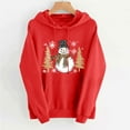 thumbnail image 5 of Womens Christmas Sweatshirt Graphic Oversized Pullover Hoodies For Women Plain White SweatshirtsLong Sleeve Workout Tops Loose Fit Fall Outfits for Women 2025, 5 of 6
