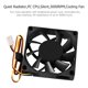 thumbnail image 1 of Admirador Radiador silencioso 70x70x15mm 12V Computadora PC CPU Ventilador silencioso 3000RPM, 1 of 5