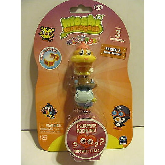 Moshi Monsters Moshlings 3 Pack Series 2 Style Will Vary