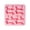 Pink, variant on Multi Purpose Food Grade Silicone 12 Cavity Star Moon Meteor Cake Mold for Chocolate Ice Cube Resin Craft Pink 7x6 Inch