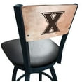 thumbnail image 2 of Holland Bar Stool  36 in. L038 - Black Wrinkle Xavier Swivel Bar Stool with Laser Engraved Back, 2 of 2