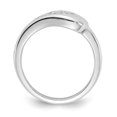 thumbnail image 2 of SS White Ice .07ct. Diamond Ring Size 7, 2 of 3