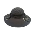 thumbnail image 2 of Cool Fan Hat Adjustable Cool Wide Sun Hats With 2 Fan Rechargeable For Women Men Camping Beach Summer, 2 of 6