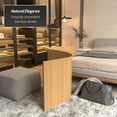 thumbnail image 5 of 2 ft. Bamboo Wave Screen Honey Room Divider - Tabletop/Desktop, 5 of 7
