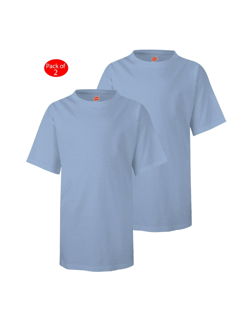 Hanes Kids' T-Shirt, Color: Light Blue, XS --- PACK OF (Youth Blank T-Shirts - Original Company Packing) - Walmart.com