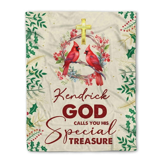 Customizaholic Custom Blanket Personalized, Custom Memorial Blanket, Cardinal Blanket, Sympathy Blanket, Healing Blanket, Memorial Blanket, Prayer Blanket