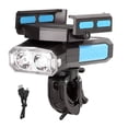 thumbnail image 1 of Sonducket Luz de bicicleta T6 5 en 1 360 grados luz de bicicleta ajustable manillar 400 lámpara de montar a prueba de agua 2000/4000mAh Dropshipping Ciclismo azul negro 2000 mAh Sonducket OD000989-03, 1 of 6