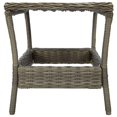 thumbnail image 3 of vidaXL Garden Table Brown 45x45x46.5 cm Poly Rattan, 3 of 5