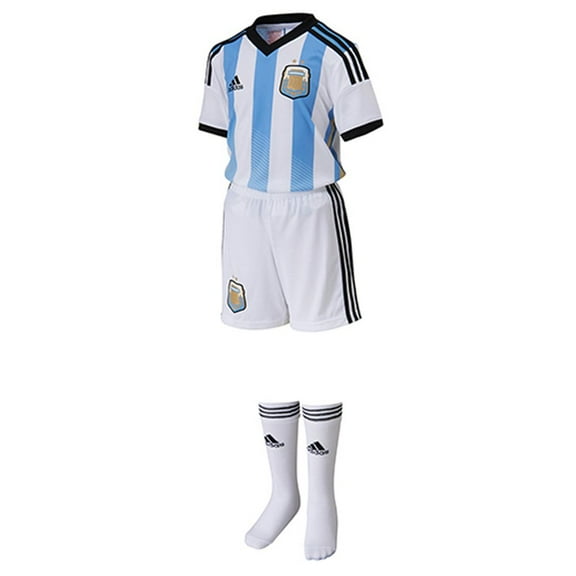 adidas Argentina Home MINIKIT World Cup 2014 (3T) White, Sky Blue