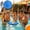 Blue459, variant on Floating Beverage Holder For Pool Parties, Neoprene Cup Float With Lanyard For Cans Bottles Tumblers, Summer Water Sports Beach Hot Tub Drink Accessory