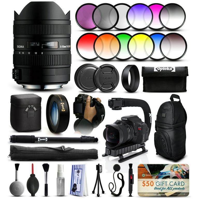 Sigma 8-16mm F4.5-5.6 DC HSM Lens Kits - Walmart.com