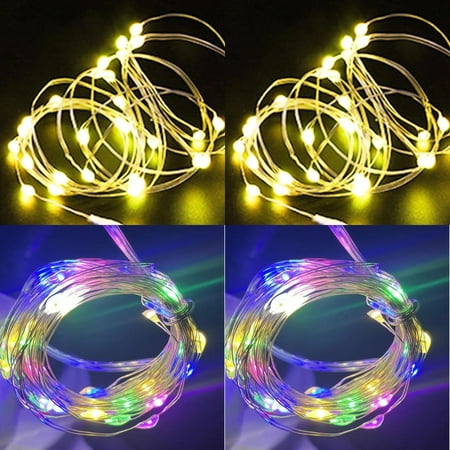 

DUFDIEJ Transform Your Space with Enchanting Fairy Lights - 100 LED Bulbs on a 33ft Copper Wire Creating a Magical Atmosphere. Ideal for Indoor and Outdoor Decor Emitting a Cozy and Rom