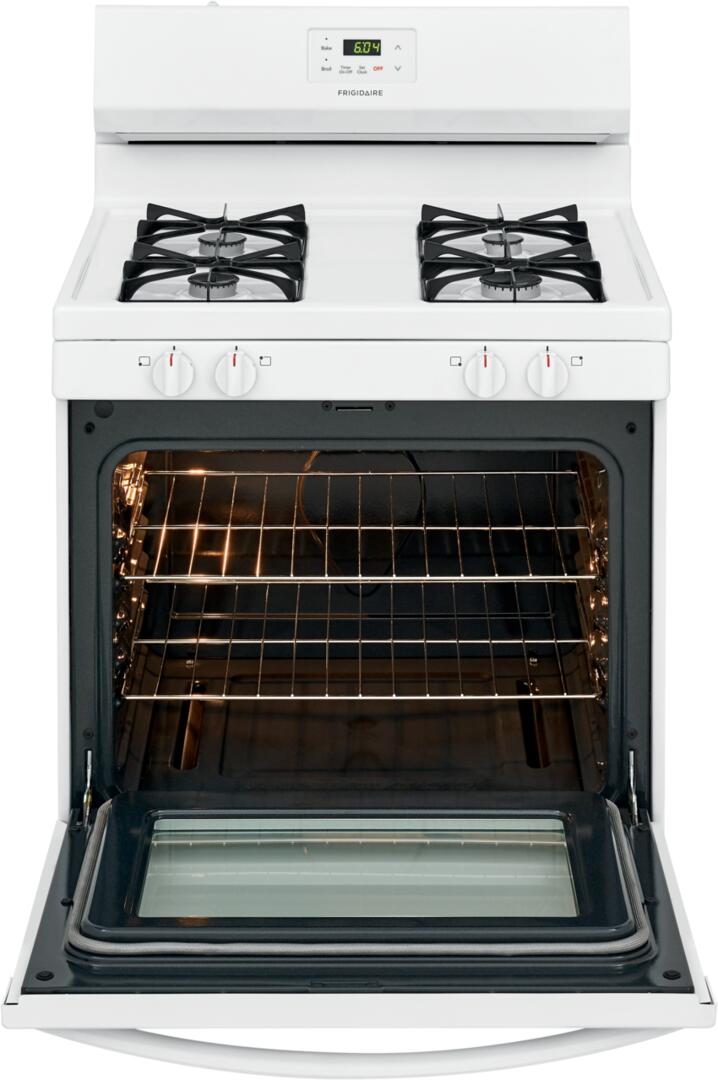"Frigidaire Oven Range,Natural Gas,White FCRG3015AW" - image 2 of 7