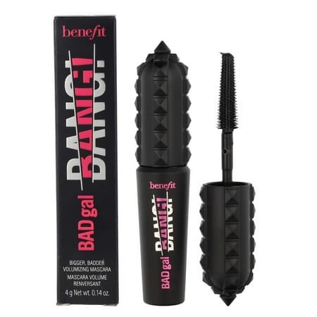 Benefit BADgal BANG! 36-Hour Full-Blast Volumizing Mascara Mini Black, 0.14 Ounce - Massive Volume, Gravity-Defying Formula, Smudge-Proof, Water-Resistant, ProVitamin B5