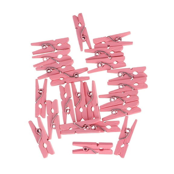 200pcs Clothespin Clips for Hanging Photos Artwork Decorative Organizer with Synthetic