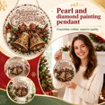 thumbnail image 2 of Christmas Pearl Diamond Art Bells, Pre-Framed Bead Art Kit with Raised Pearl Finish, DIY Holiday Wall Decor & Craft Activity, Gift for Adults and Beginners, 2 of 8