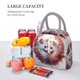 thumbnail image 5 of Easygdp White Red Cat Couple Bolsa de Almuerzo Insulada Grande, Forro de Aluminio, Diseño Espacioso, a Prueba de Fugas, Ideal para Trabajo, Picnics, Viajes y Actividades al Aire Libre, 5 of 6