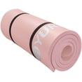 thumbnail image 1 of Tapete de Yoga Gruesa de 20 Mm de Alta Densidad NBR, Tapetes de Ejercicio de Pilates de Espuma de 76 "de Largo, Rosa con Bolsa, 1 of 8
