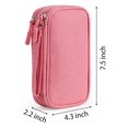 thumbnail image 6 of Gustave Electronics Travel Organizer Waterproof Cable Organizer Case Electronics Accessories Storage Pouch for Charger Power Bank Cables Mouse Earphone Phone USB (Gray), 6 of 10