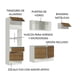 thumbnail image 4 of Mueble de Cocina Integral Madesa 240cm Topazio 01, 4 of 11