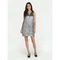 thumbnail image 2 of Time and Tru Women's Brocade Shift Dress, XS-XXXL, 2 of 5