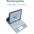 thumbnail image 4 of MYKOMI Keyboard Case Mouse for Galaxy Tab S6 Lite 10.4'' 2022 2020 Model SM-P610/P613/P615/P619, Touchpad Cute Round Key Color Keyboard Bluetooth Detachable Keyboard Cover, 4 of 6