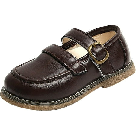 

QWZNDZGR Baby Girls Mary Jane Flats Dress Shoes Pattern School Uniform Mary Jane Girls Soft Newborn Infant Crib First Walker