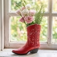 AOOOWER Unique Resin Boot Planter Vases With Water Culture Design For ...