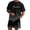 Dark Gray, variant on Men's 2-Piece California Gradient T-Shirt & Shorts Set – Short Sleeve Crew Neck Tee with Drawstring Quarter Pants – Casual Summer Beach Outfit for Vacation & Daily Wear – Sizes XXS-XXXXXXL