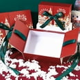thumbnail image 7 of Jangslng Christmas Gift Box Bowknots Decor Double Door Design Gift Packaging Box for Party Festive Decoration, 7 of 7