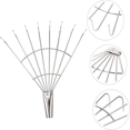 GZHOUFDXINX Steel Farm Implement Grass Rake for Gardening and Soil