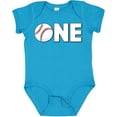 thumbnail image 3 of Inktastic One Baseball First Birthday Boys or Girls Baby Bodysuit, 3 of 5